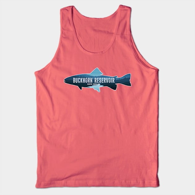 Buckhorn Reservoir North Carolina Fish Tank Top by esskay1000